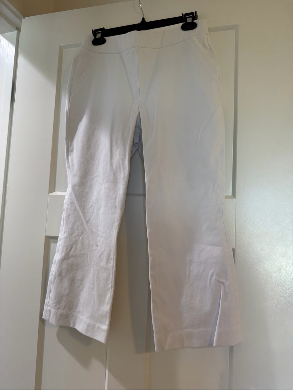 White Women’s Stretch Casual Pants